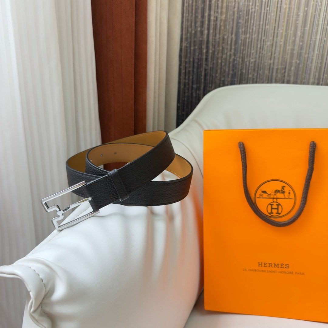 Hermès Reversible Leather Belt