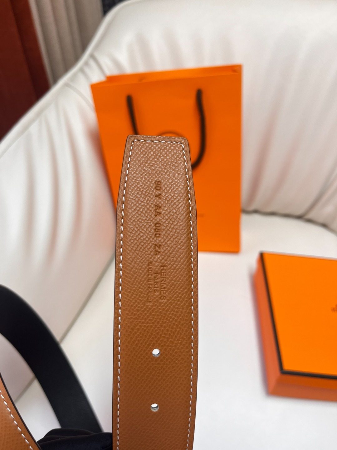 Hermès Reversible Leather Belt