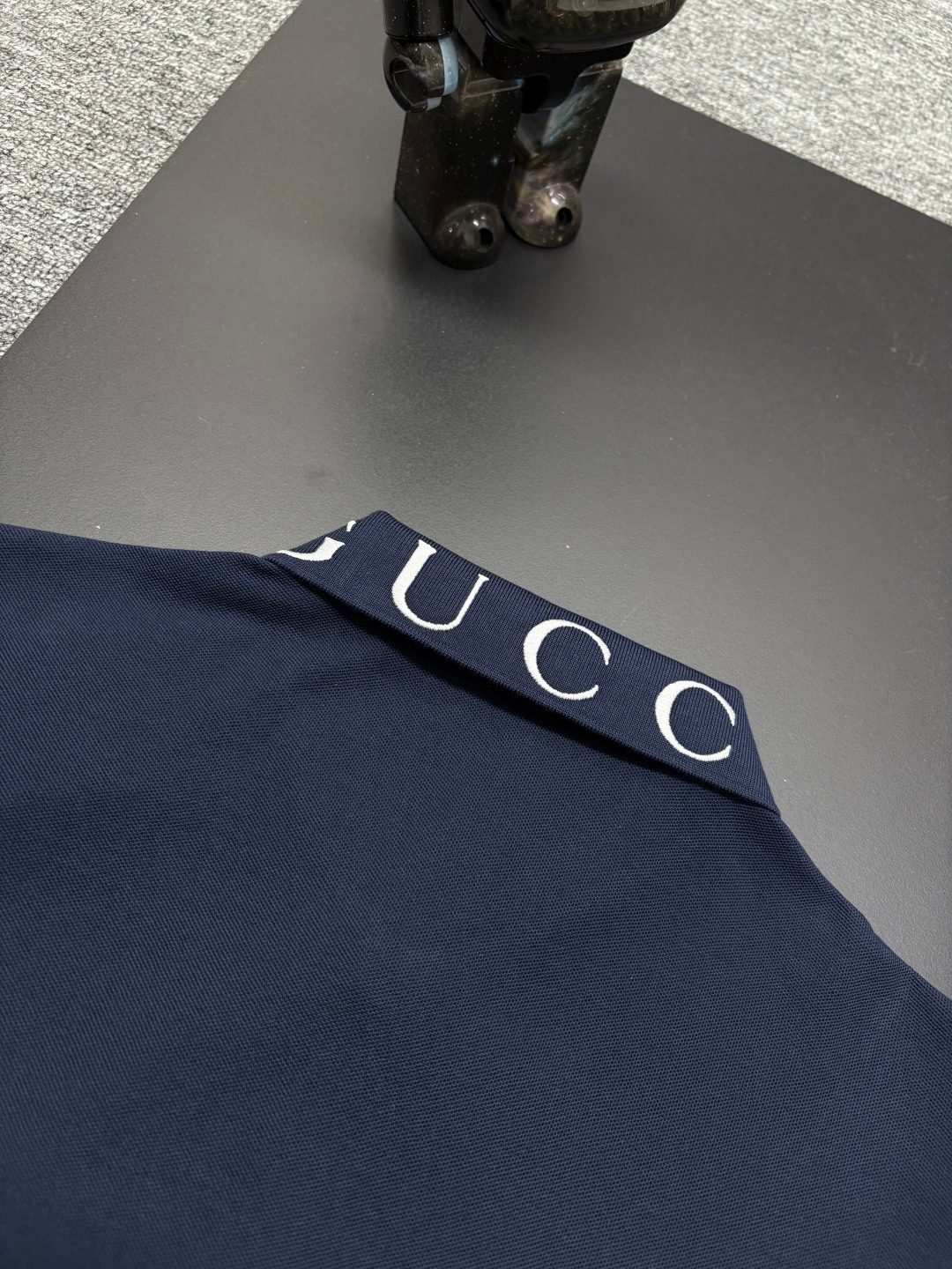 Gucci Logo-Stripe Cotton Polo Shirt