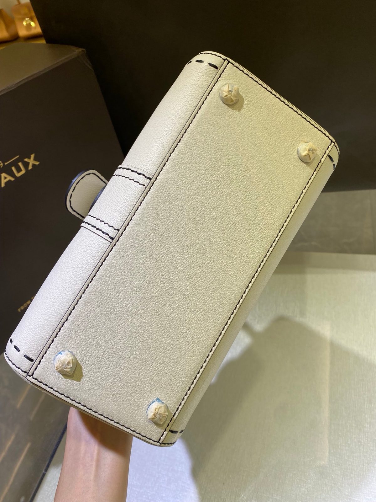Bottega Veneta Intrecciato Leather Top Handle Bag