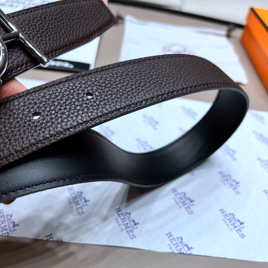 Hermès Reversible Leather Belt