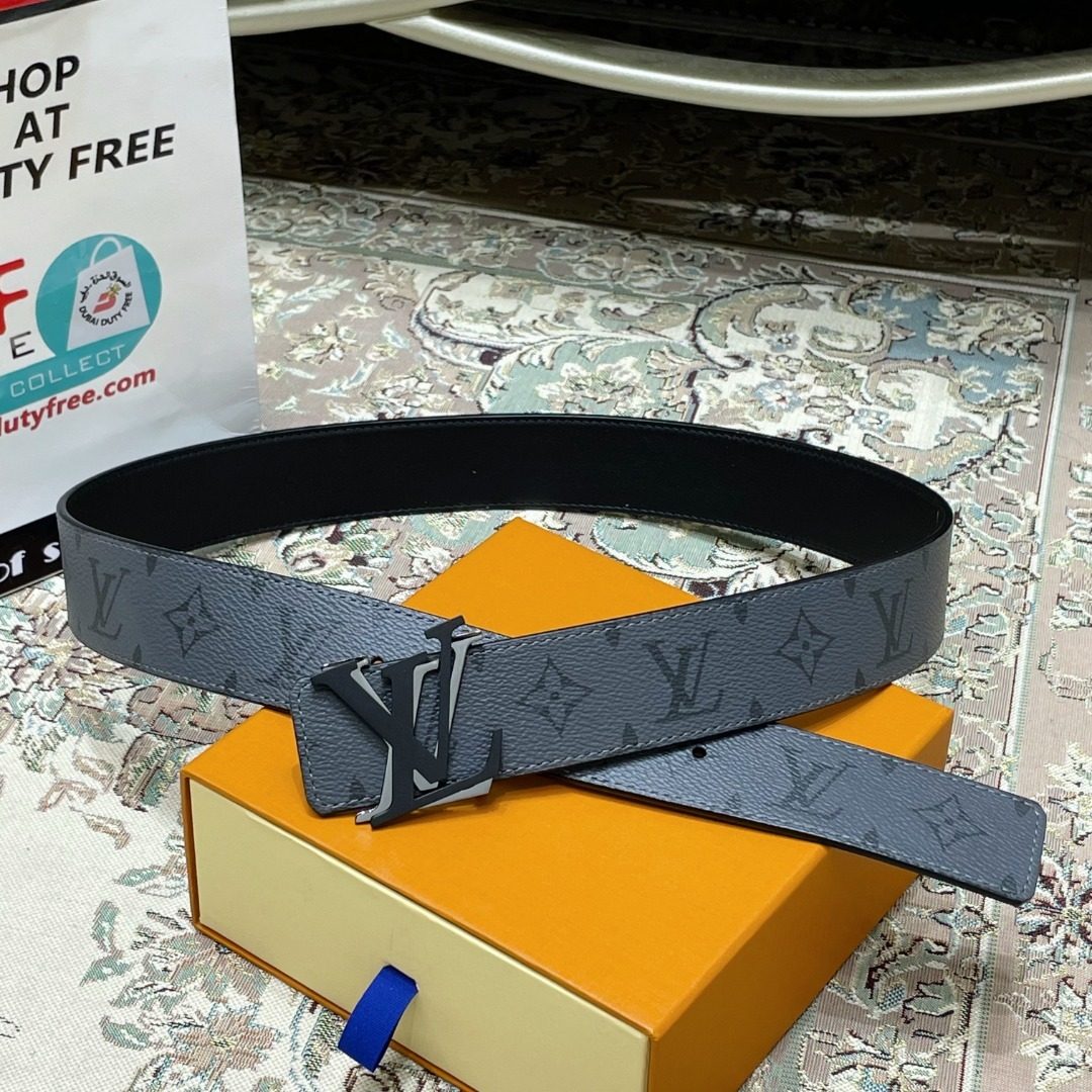 Louis Vuitton Damier Graphite Leather Belt