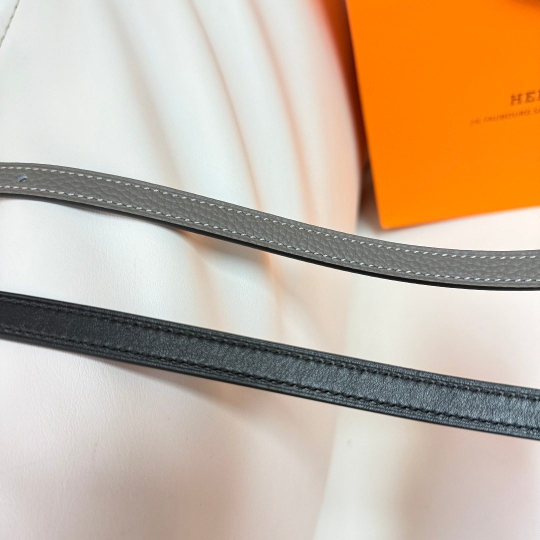 Hermès H Reversible Leather Belt