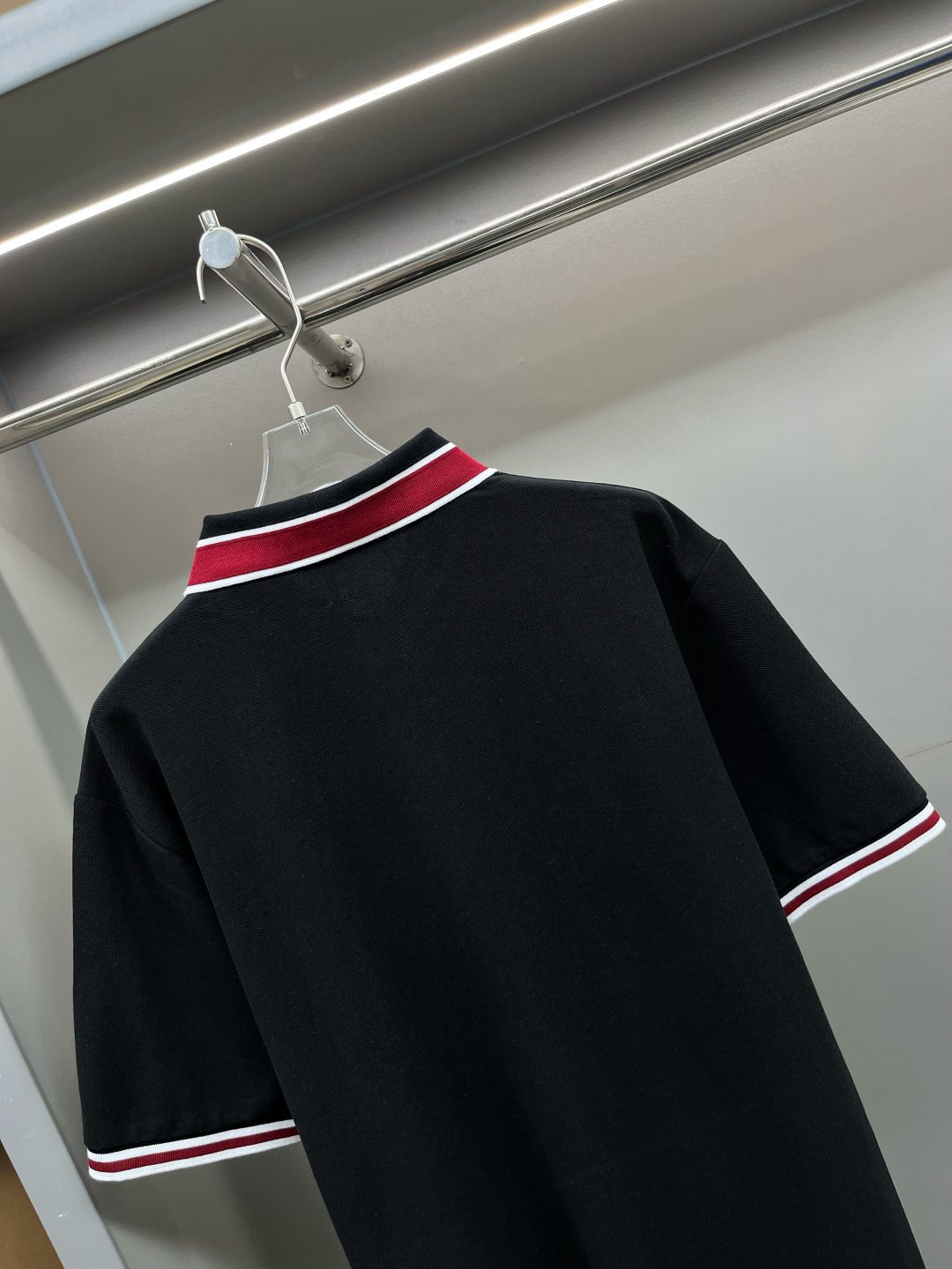 Burberry Striped Collar Polo Shirt