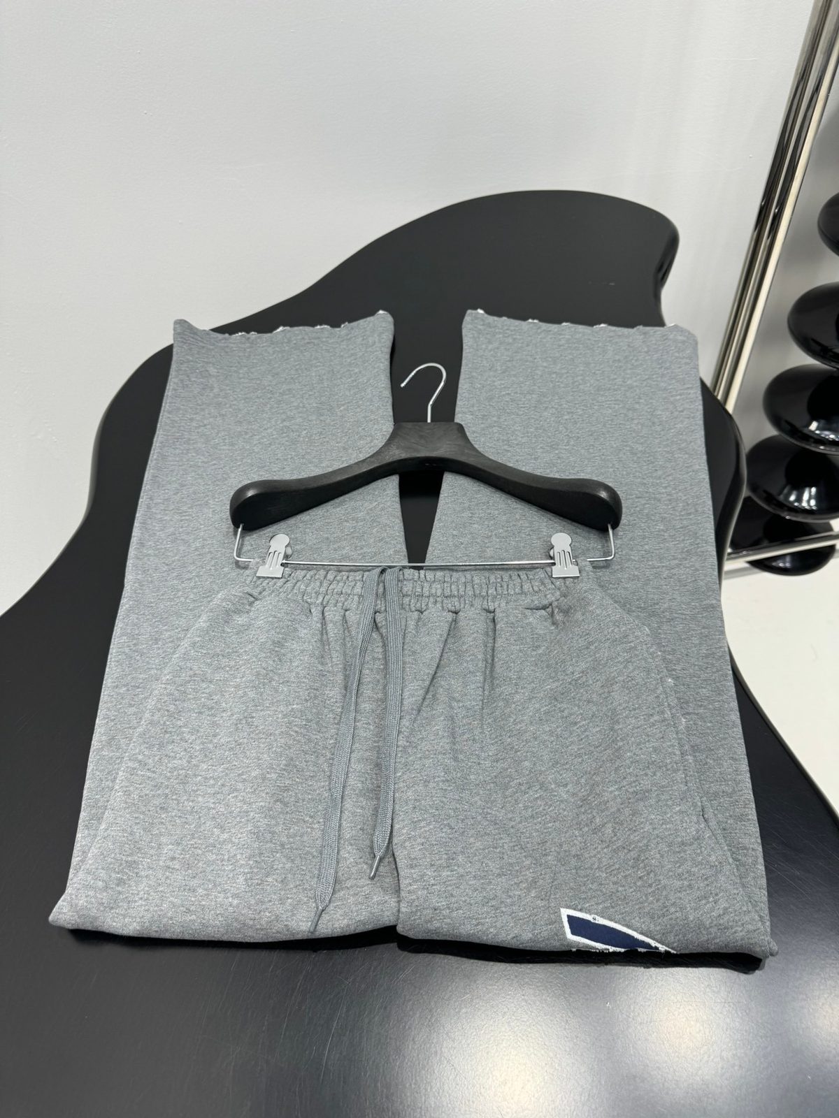 Balenciaga Logo Sweatpants Grey