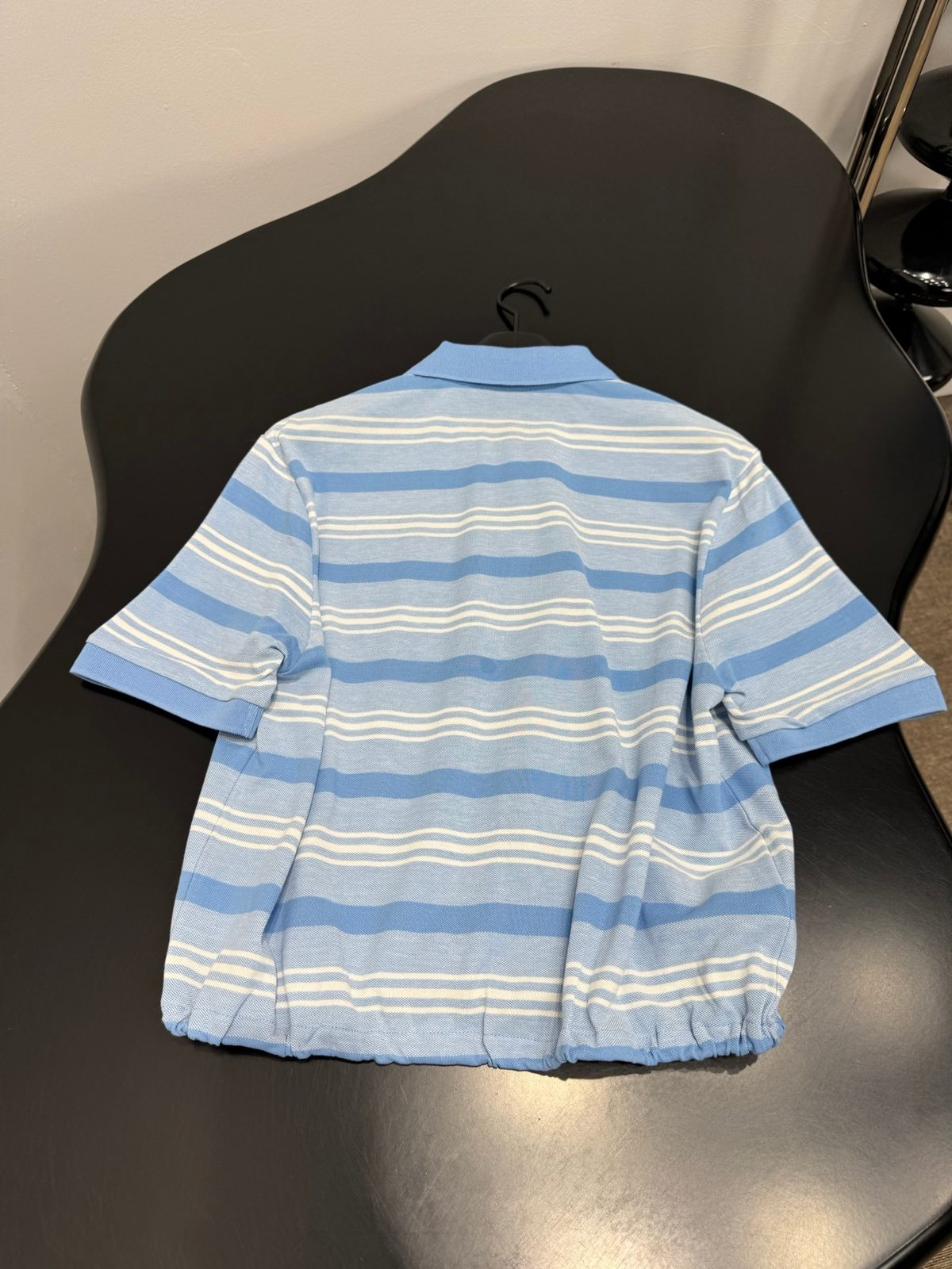 Striped Short Sleeve Polo Shirt