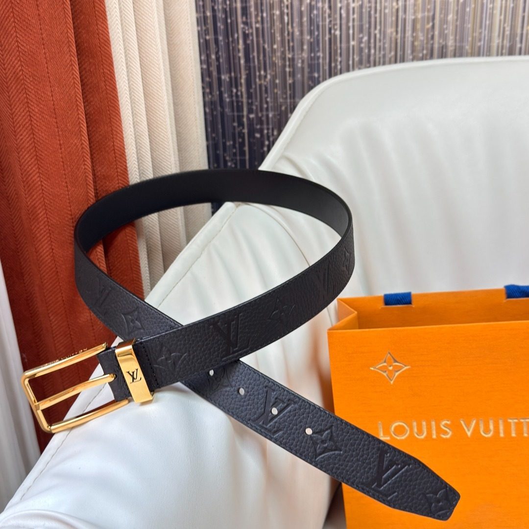 Louis Vuitton Monogram Leather Belt