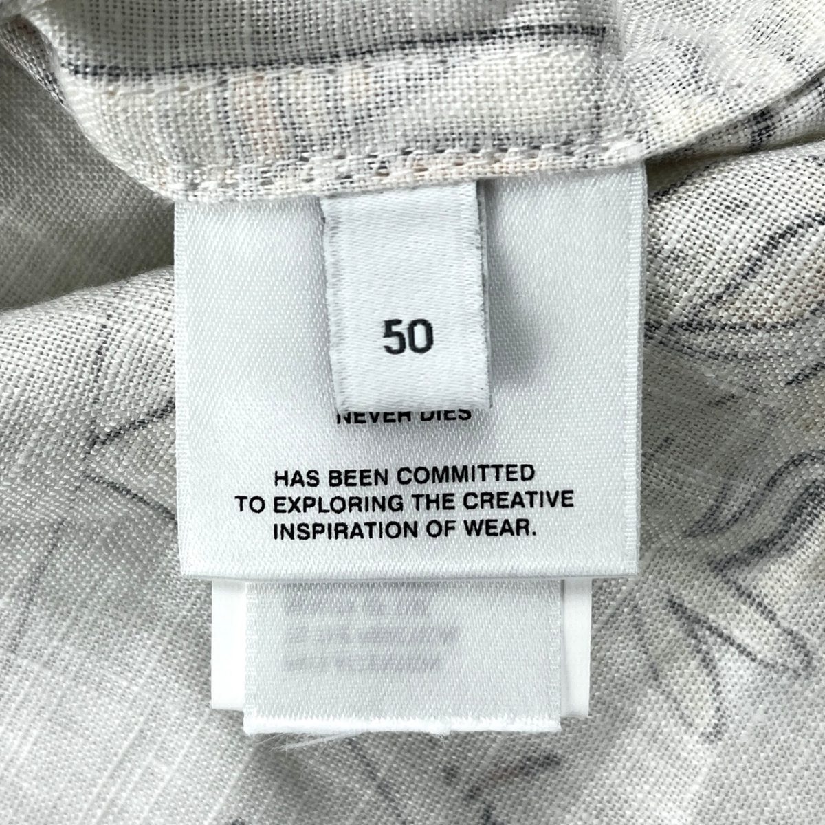 LP Linen Blend Cartoon Print Short Sleeve Shirt