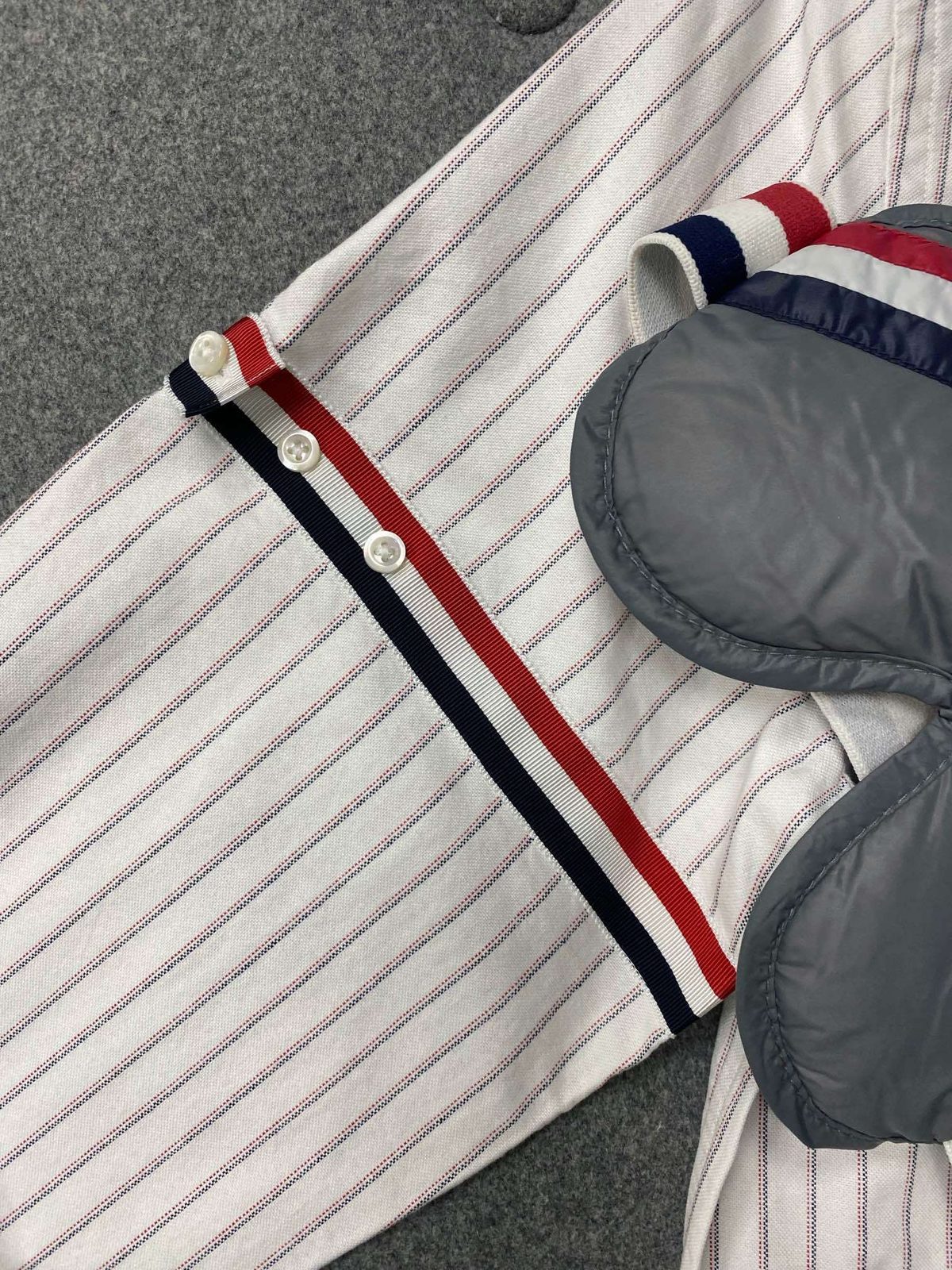 Thom Browne Striped Oxford Button-Down Shirt