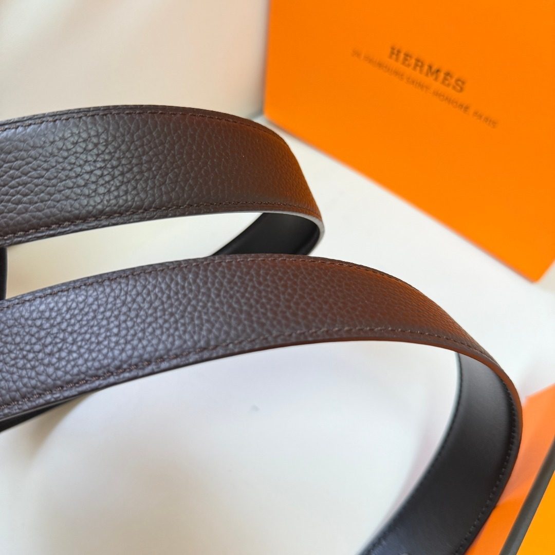 Hermès Reversible Leather Belt