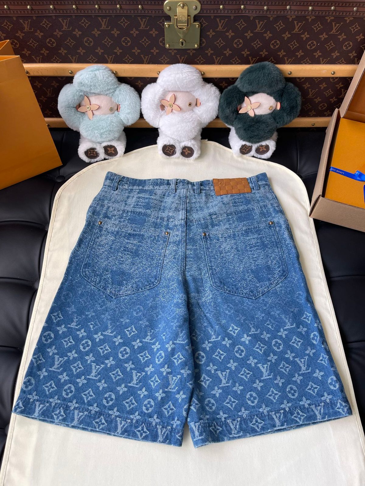Louis Vuitton Monogram Denim Shorts