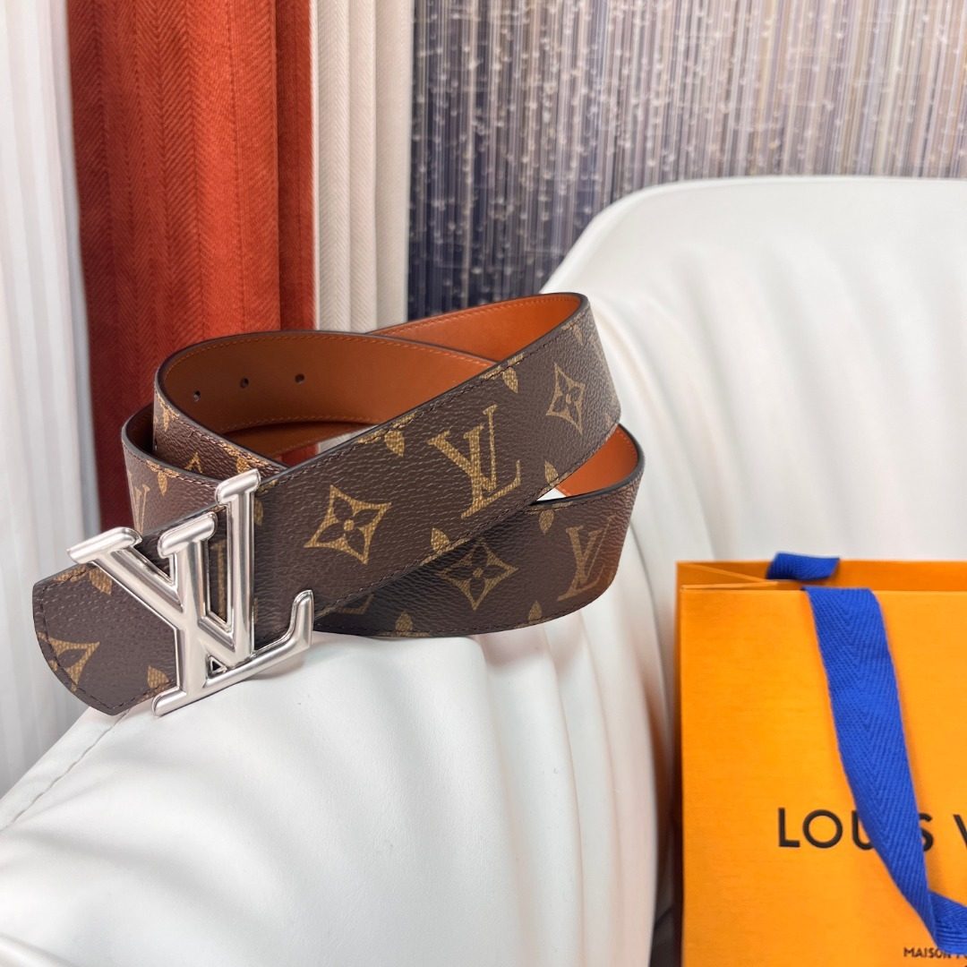 Louis Vuitton Monogram Canvas Leather Belt