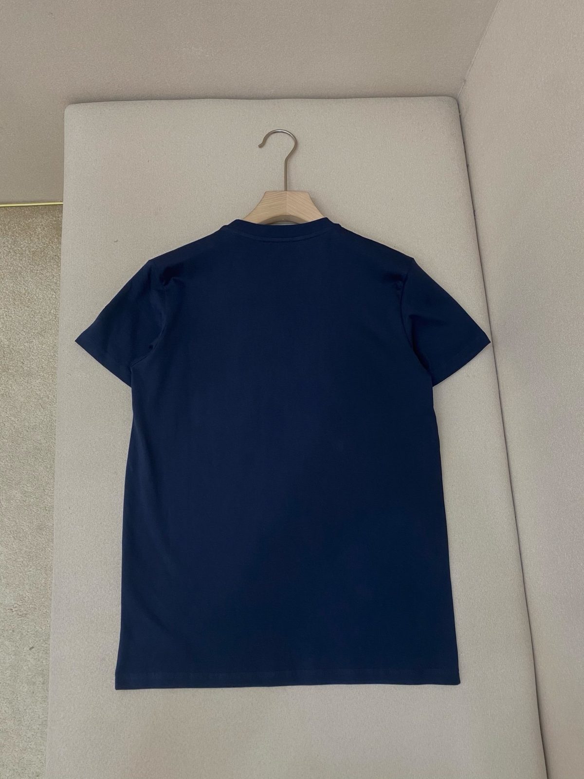 Moncler Men's Navy Crewneck T-Shirt