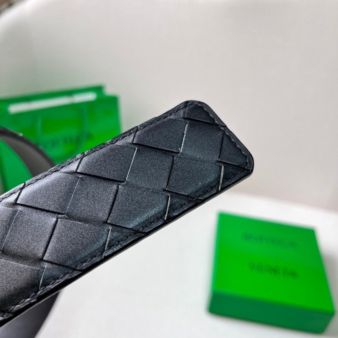Bottega Veneta Intrecciato Leather Belt