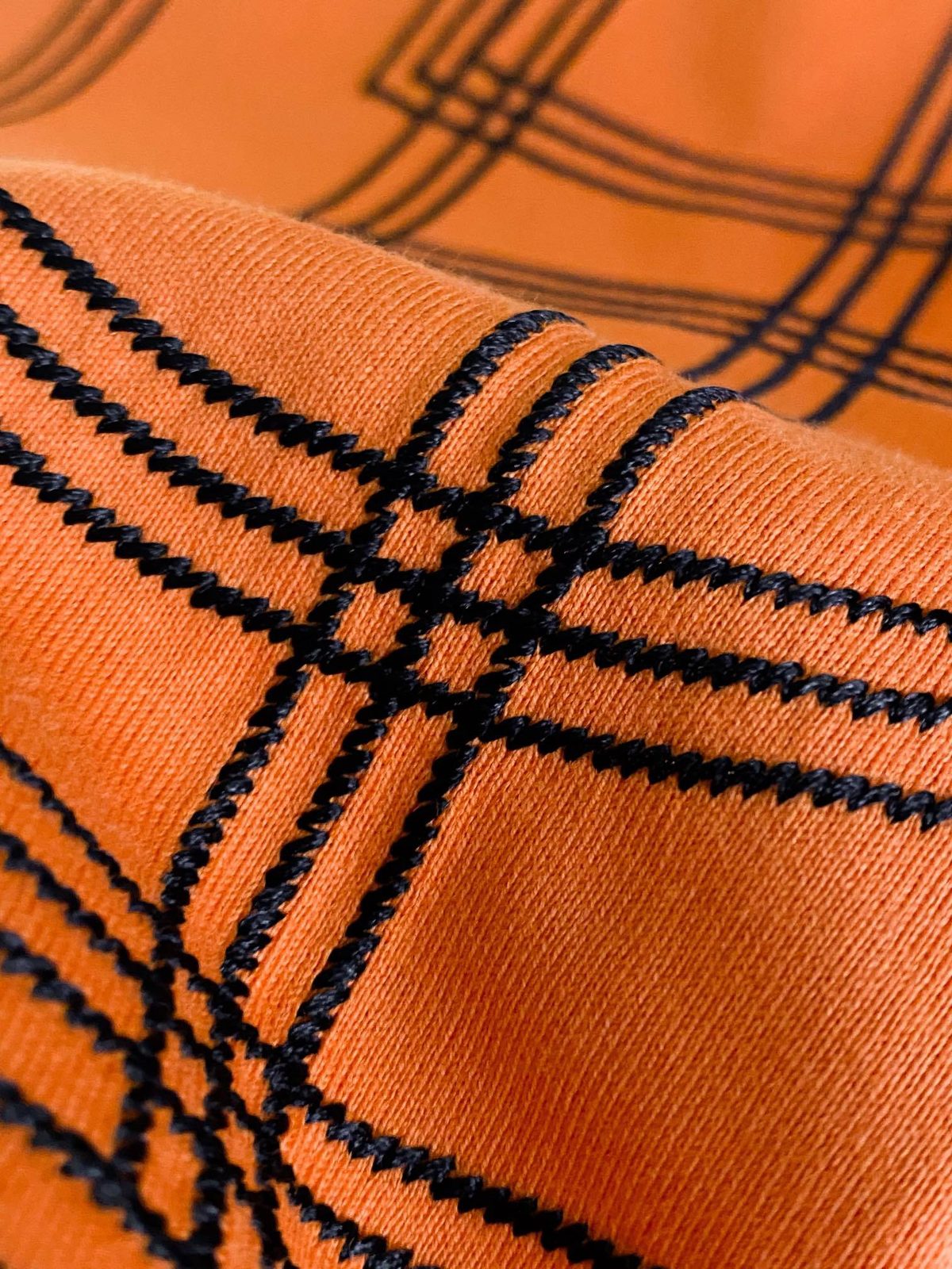 Burberry Monogram Orange Crewneck T-Shirt