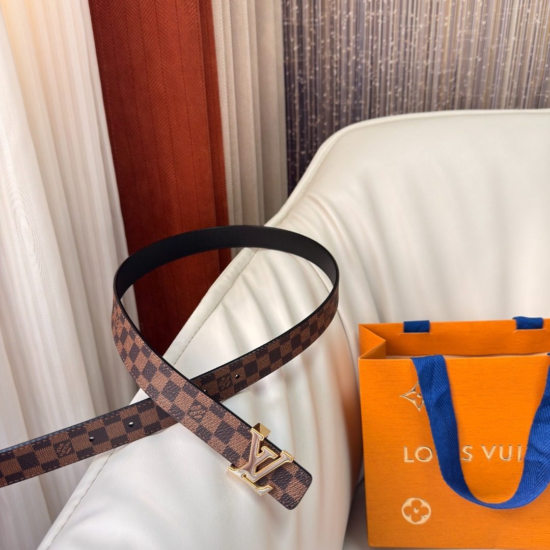 Louis Vuitton Damier Canvas Leather Belt