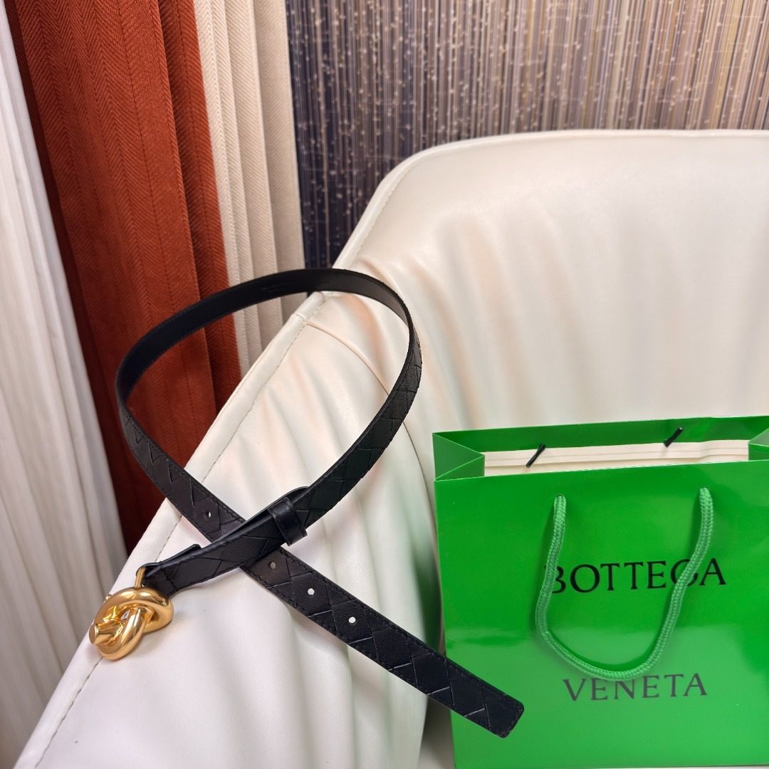 Bottega Veneta Intrecciato Leather Belt