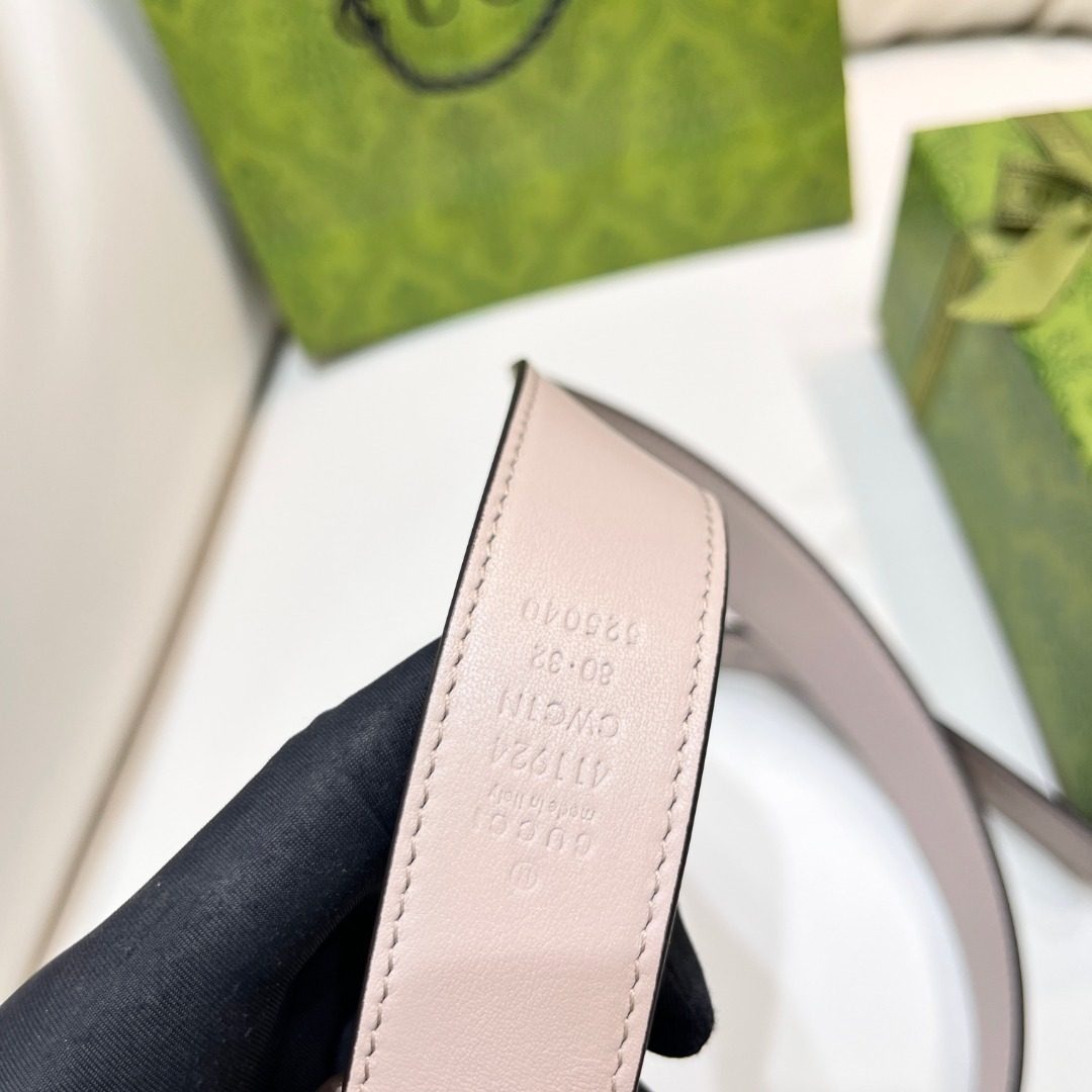 Gucci GG Marmont Leather Belt