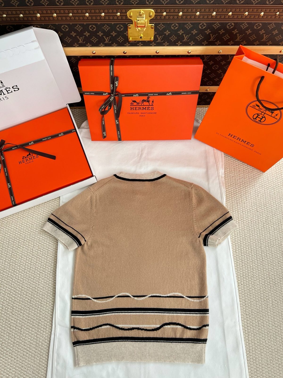 Hermès Women's Knit Crewneck T-Shirt