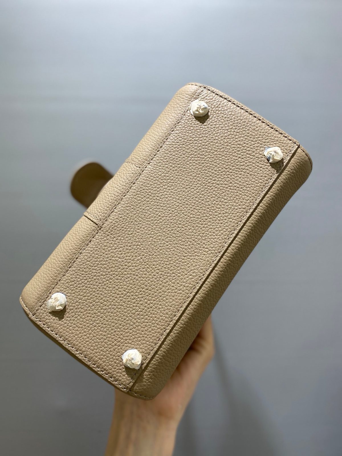 Delvaux Brillant Leather Top Handle Bag