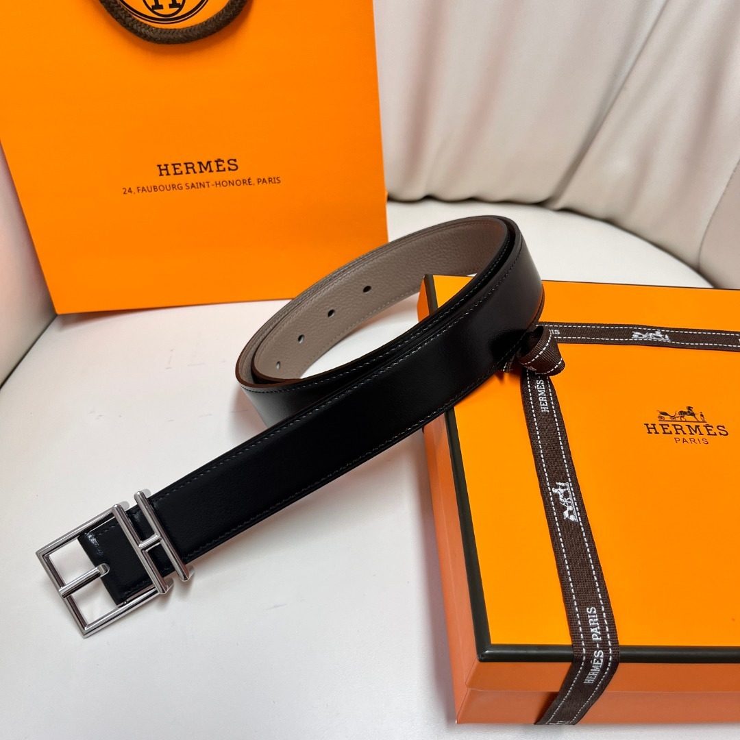 Hermès Reversible Leather Belt