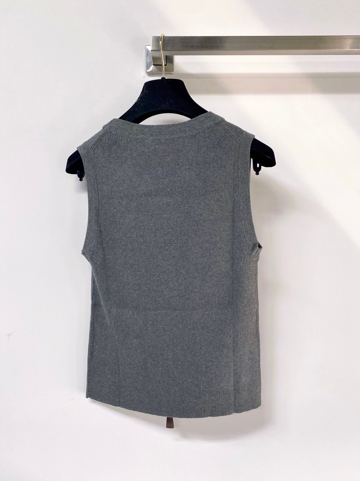 Miu Miu Cashmere Wool Blend Sleeveless Vest