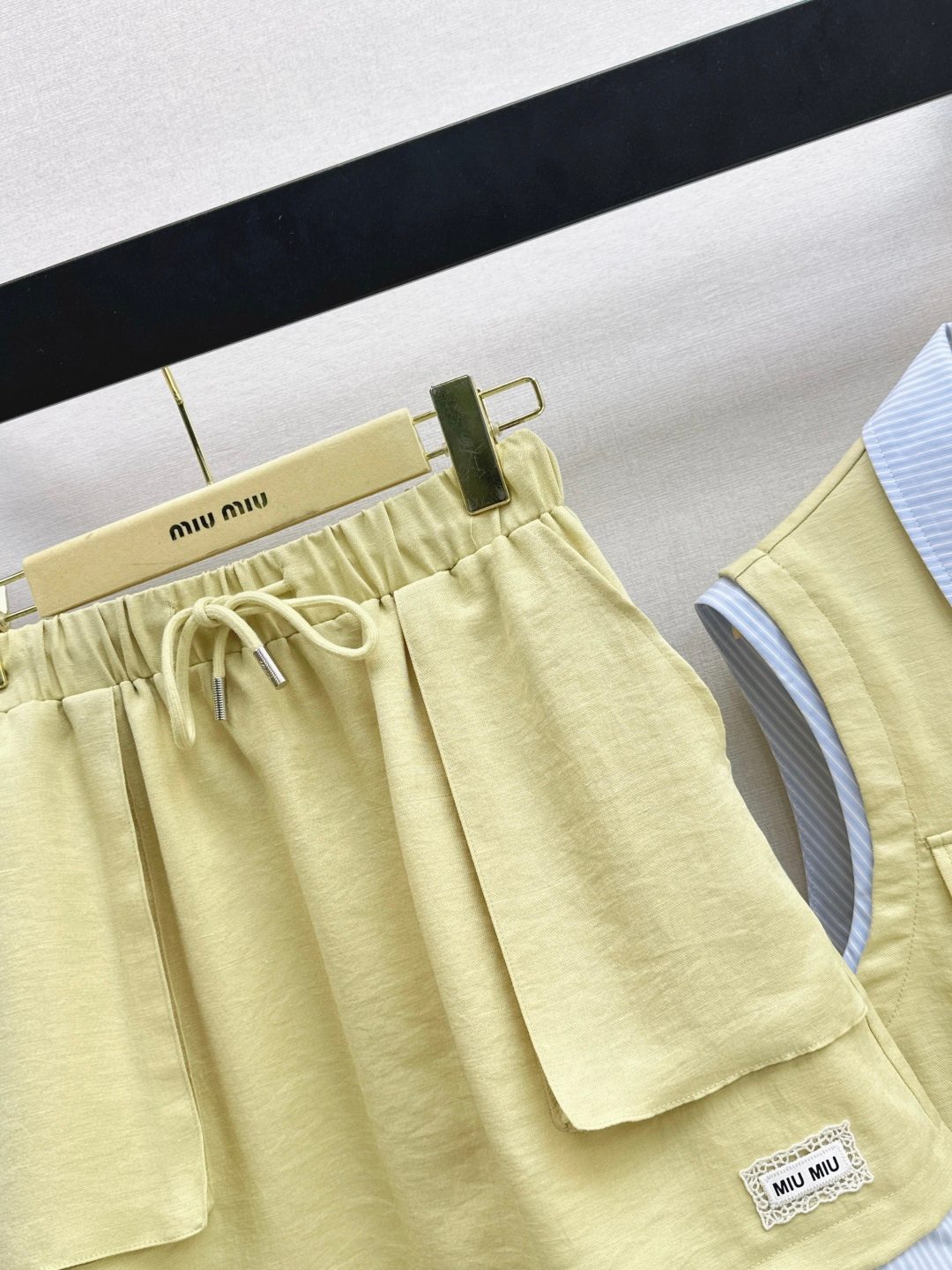 Miu Miu Linen Two-Piece Suit Set