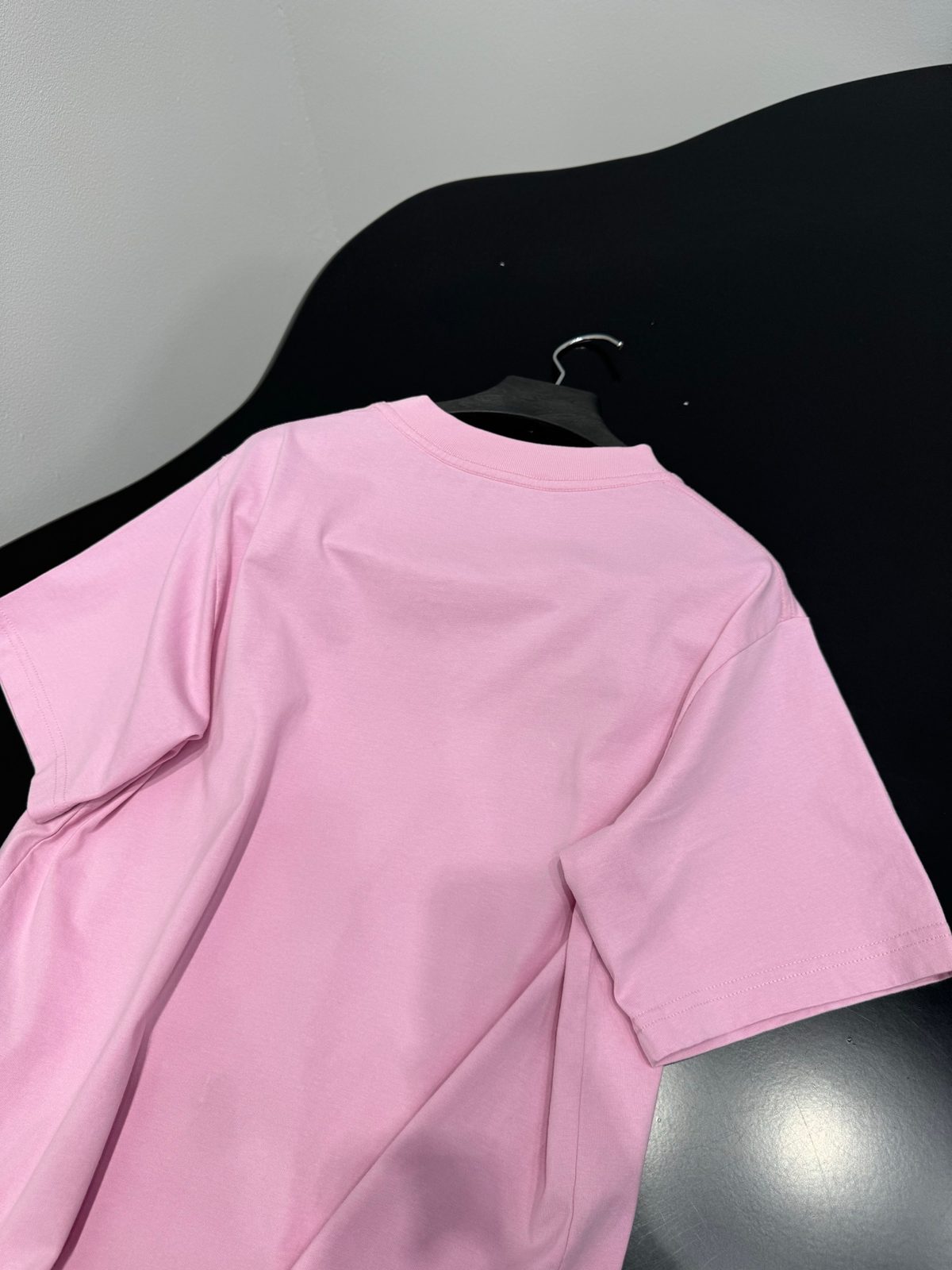 Balenciaga Red Bow Print Pink T-Shirt