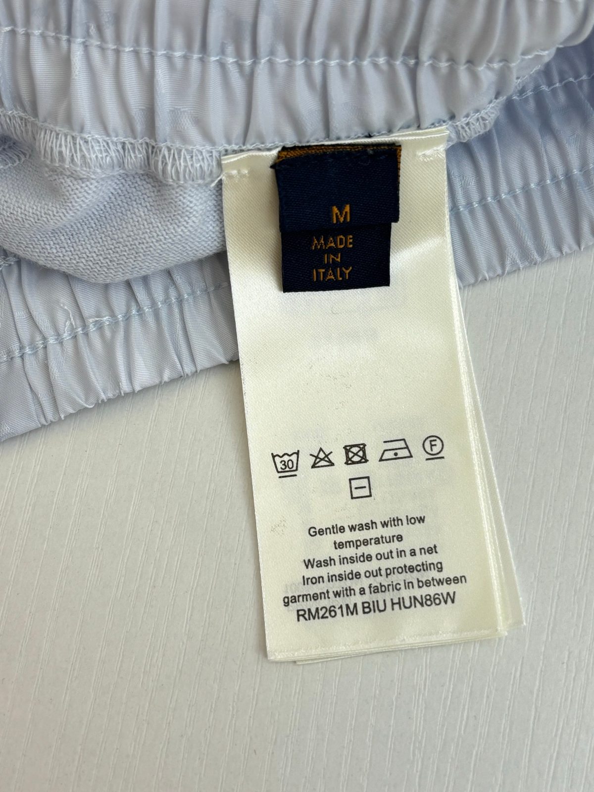 Louis Vuitton Light Blue Cotton Shorts