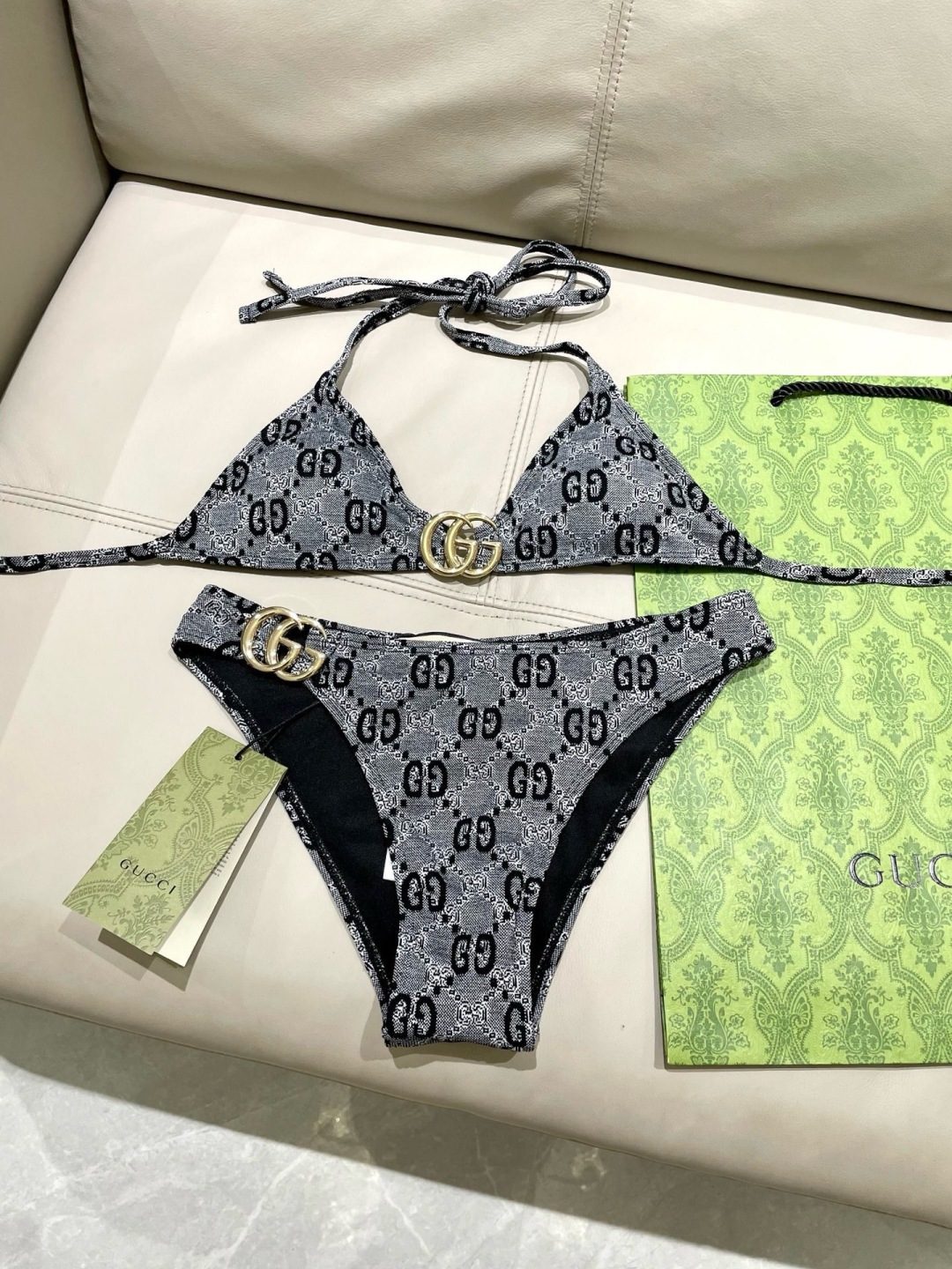 Gucci GG Monogram Bikini Set