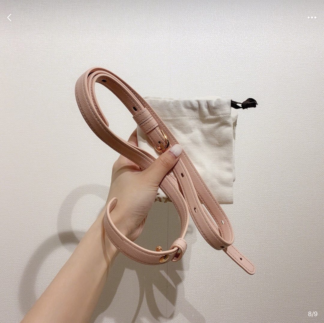 Pink Leather Top Handle Structured Handbag