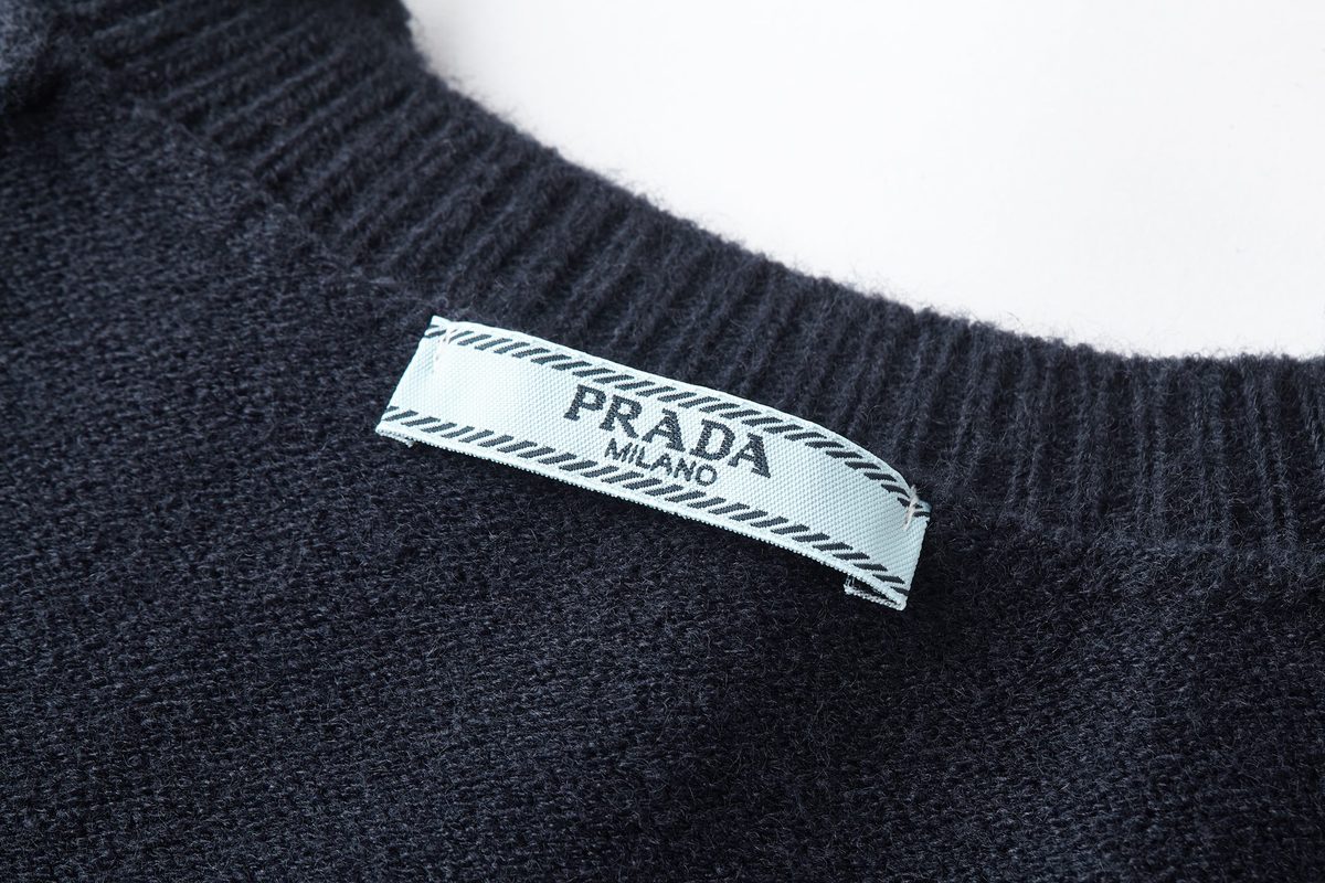 Prada Classic Crewneck Knit Sweater