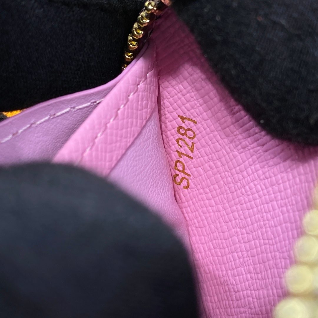Prada Saffiano Leather Zip Wallet Pink