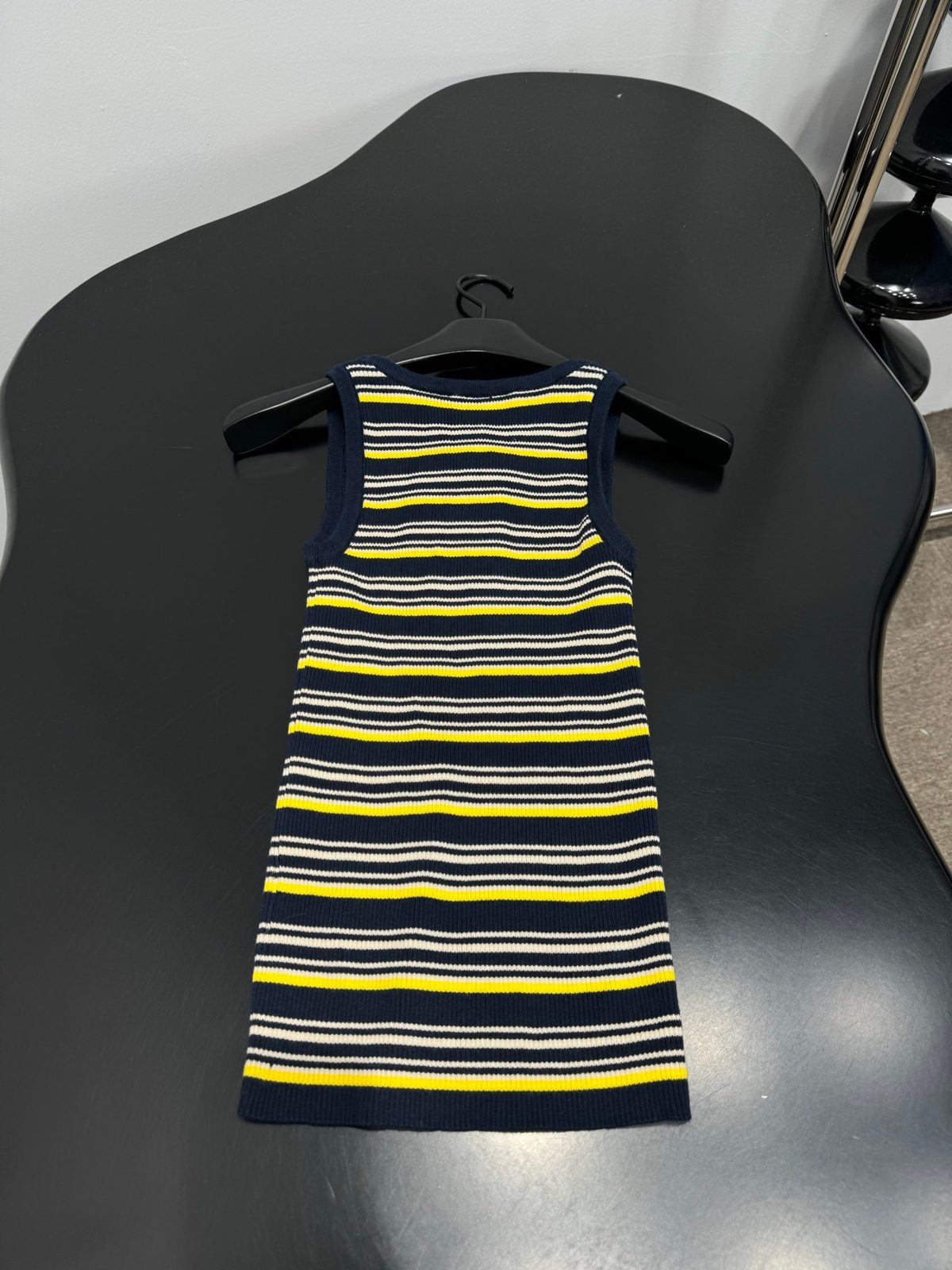 Miu Miu Striped Knit Tank Top