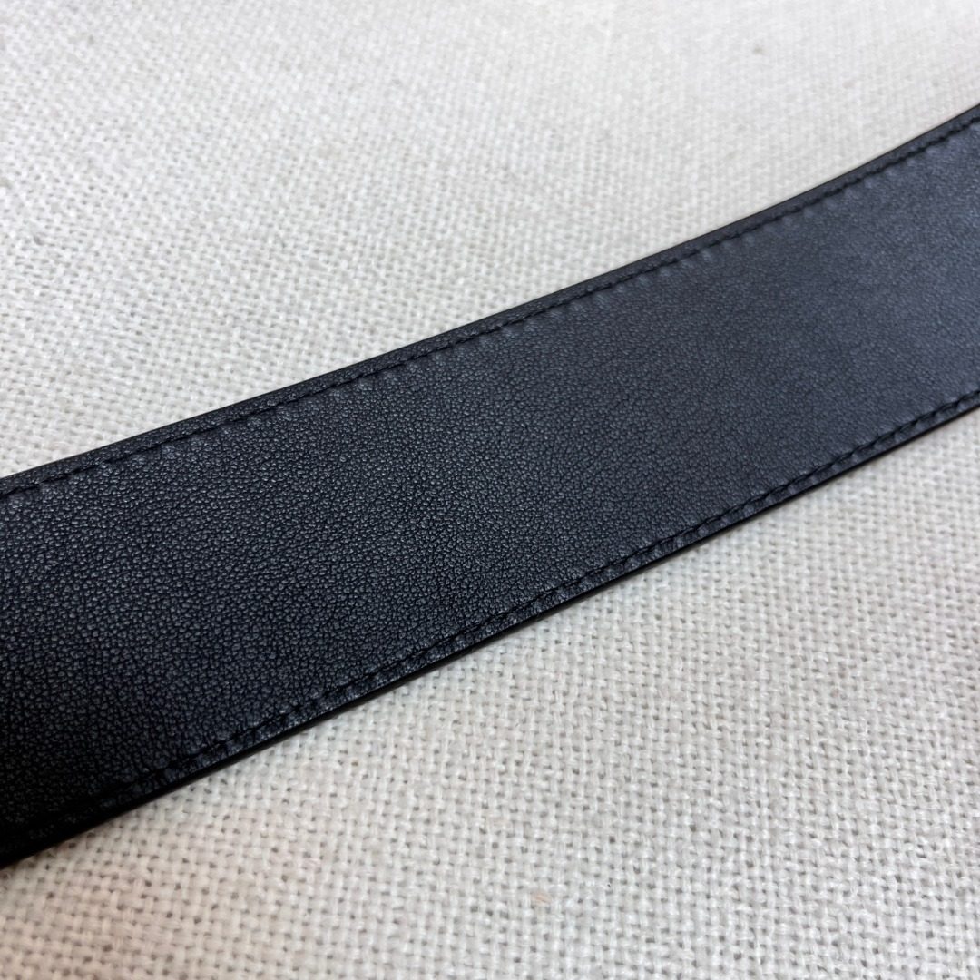Luxury Crocodile Embossed Leather Belt