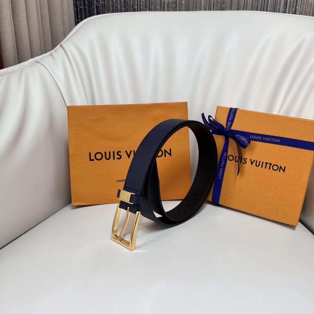 Louis Vuitton Damier Canvas Leather Belt