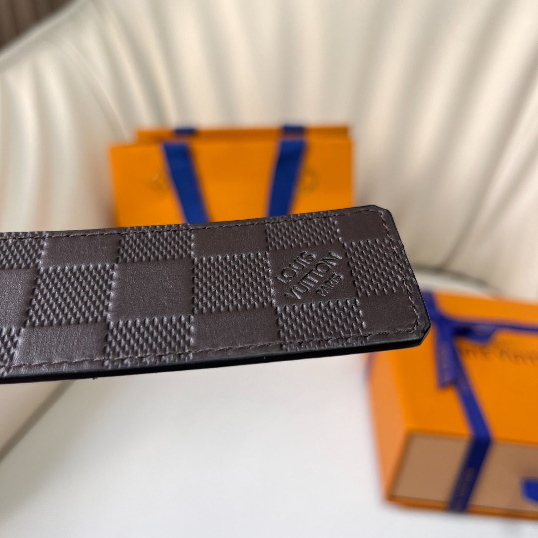 Louis Vuitton Damier Graphite Canvas Belt