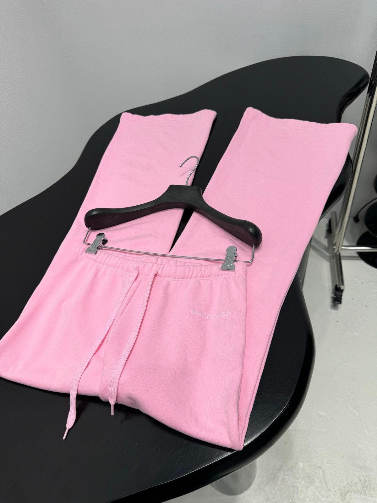 Balenciaga Pink Logo Jogger Pants
