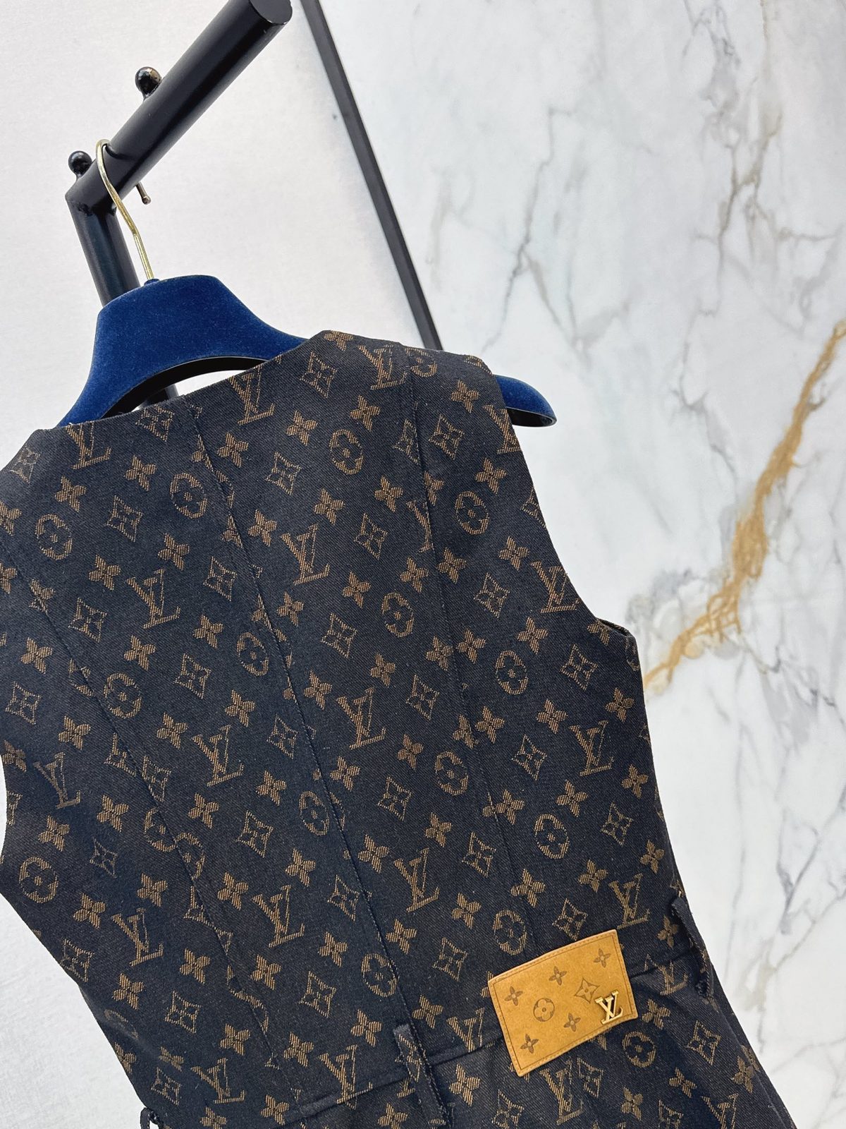 Louis Vuitton Monogram Wool Vest Dress