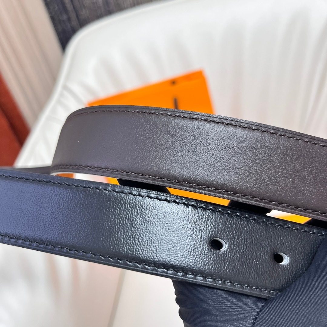 Hermès Reversible Leather Belt