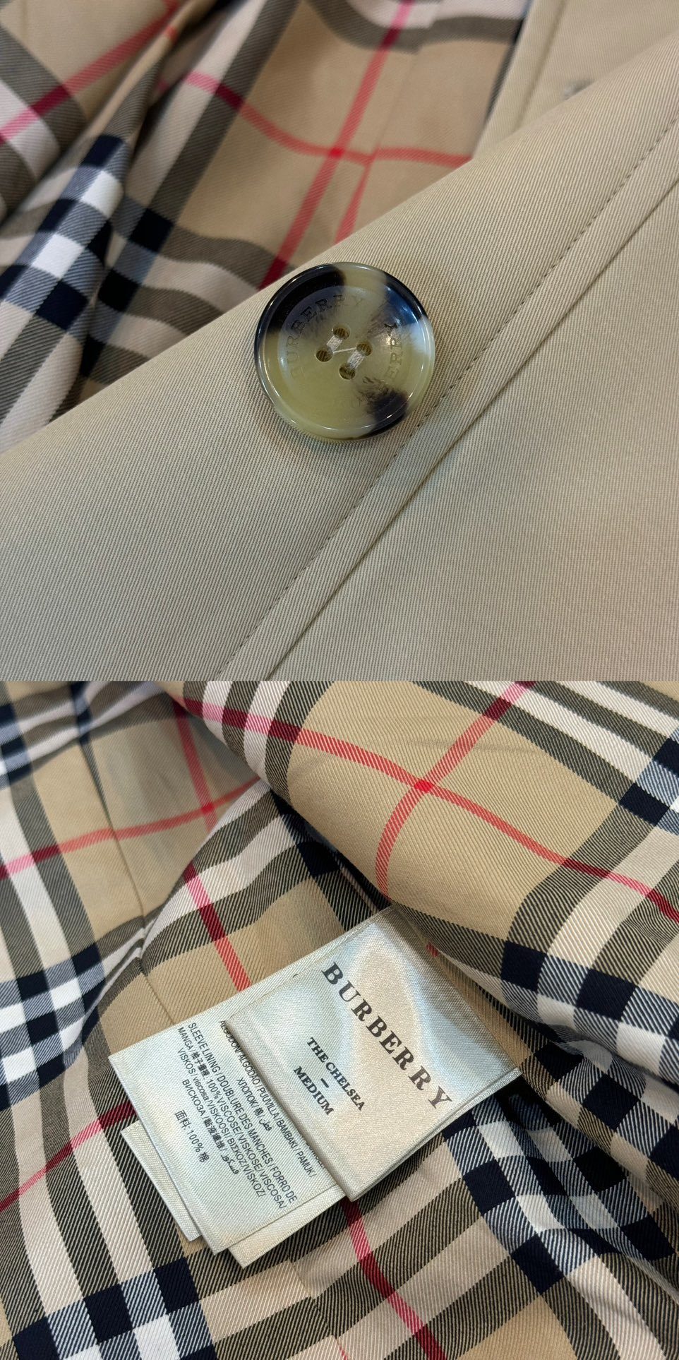 Burberry Trench Coat Beige Women's