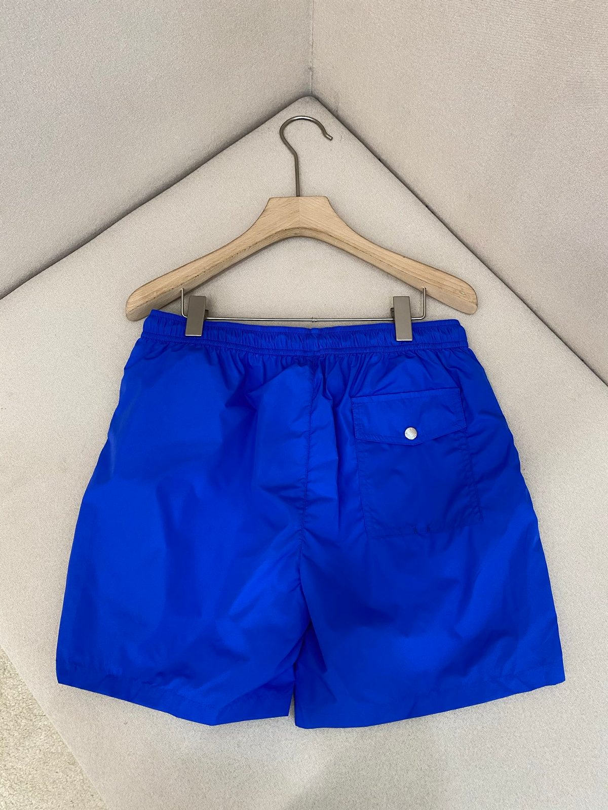 Moncler Blue Nylon Swimming Shorts