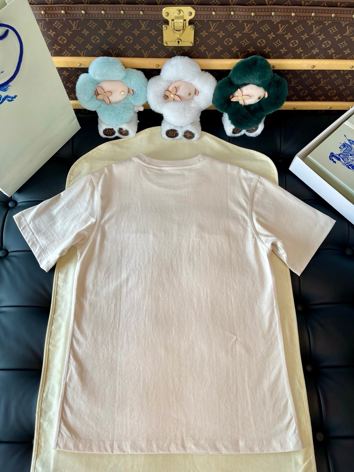 Burberry Monogram Cotton Crewneck T-Shirt