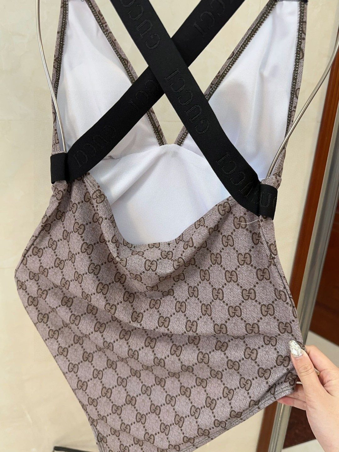Gucci GG Monogram Canvas Crossbody Bag