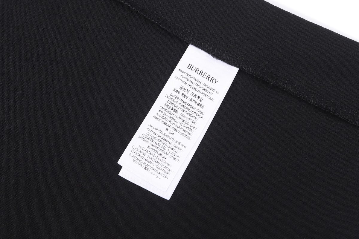 Burberry Monogram Embroidered Cotton T-Shirt