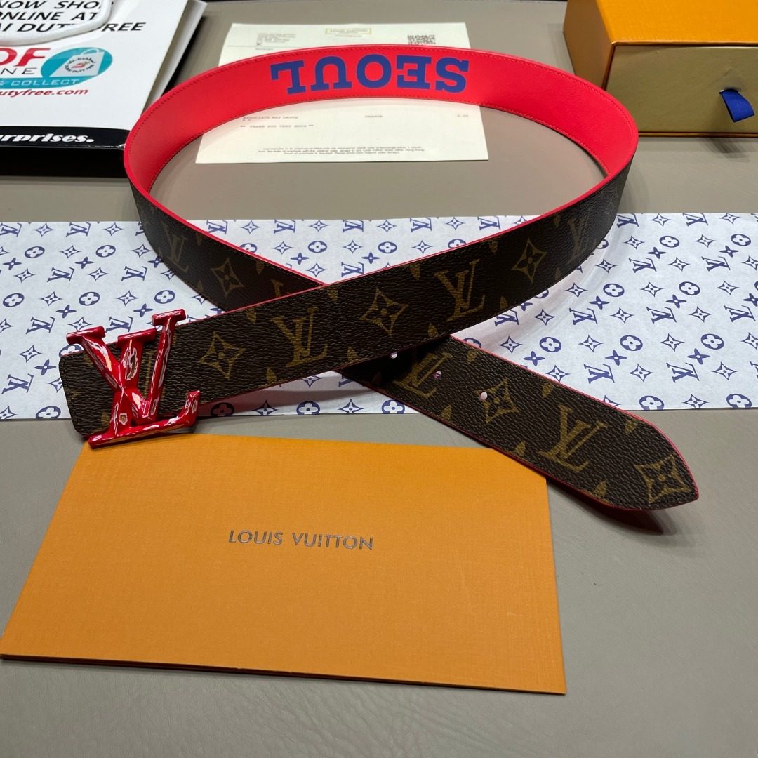 Louis Vuitton Monogram Canvas Reversible Belt