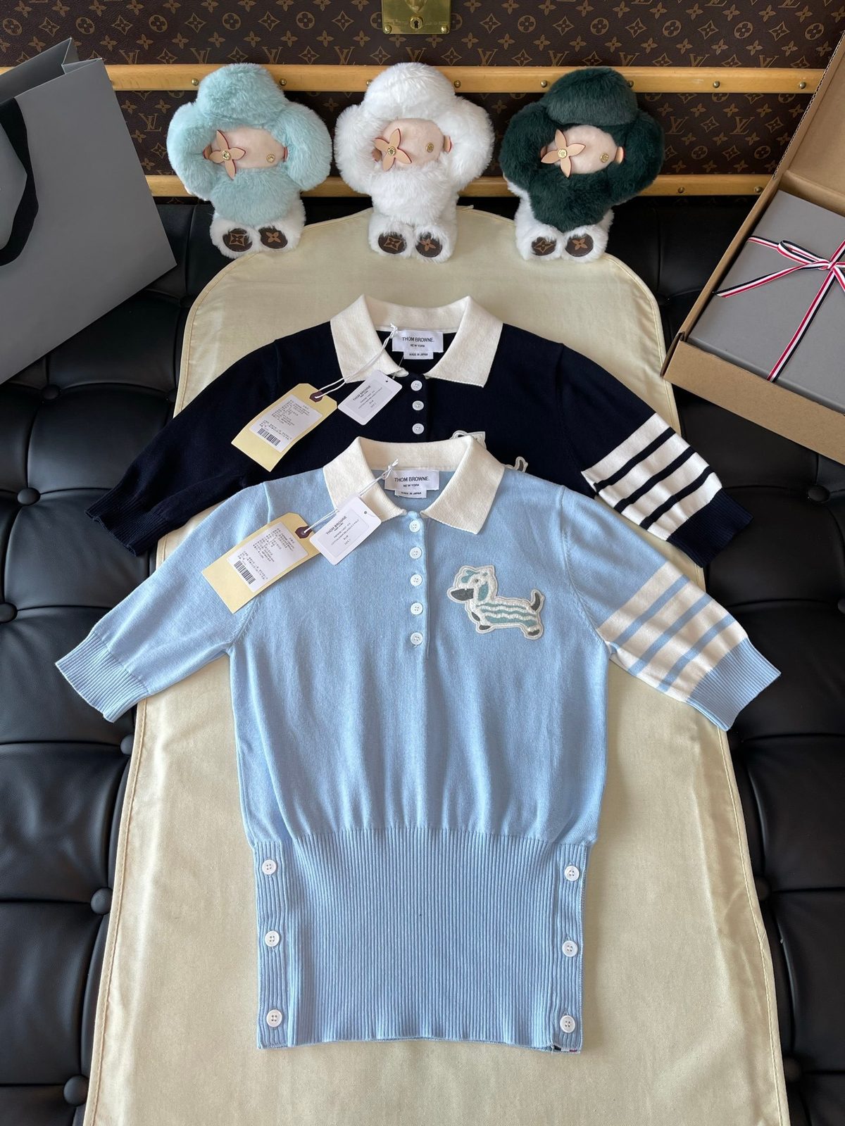 Thom Browne Dachshund Polo Sweater
