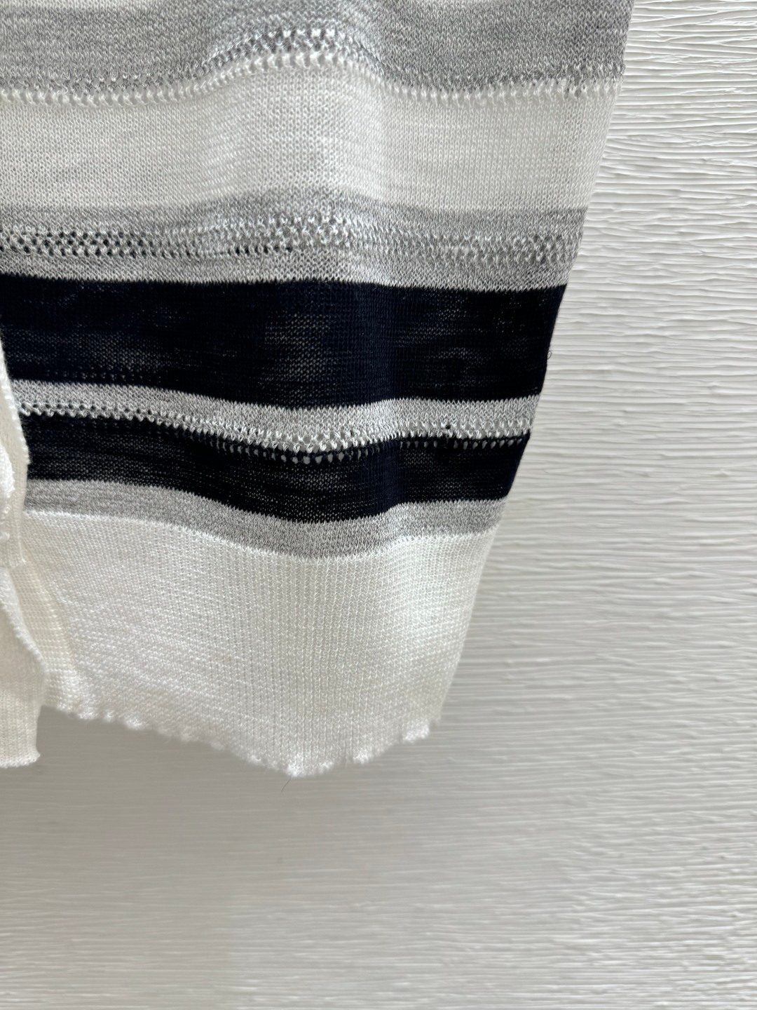 Luxury Striped Crewneck Sweater
