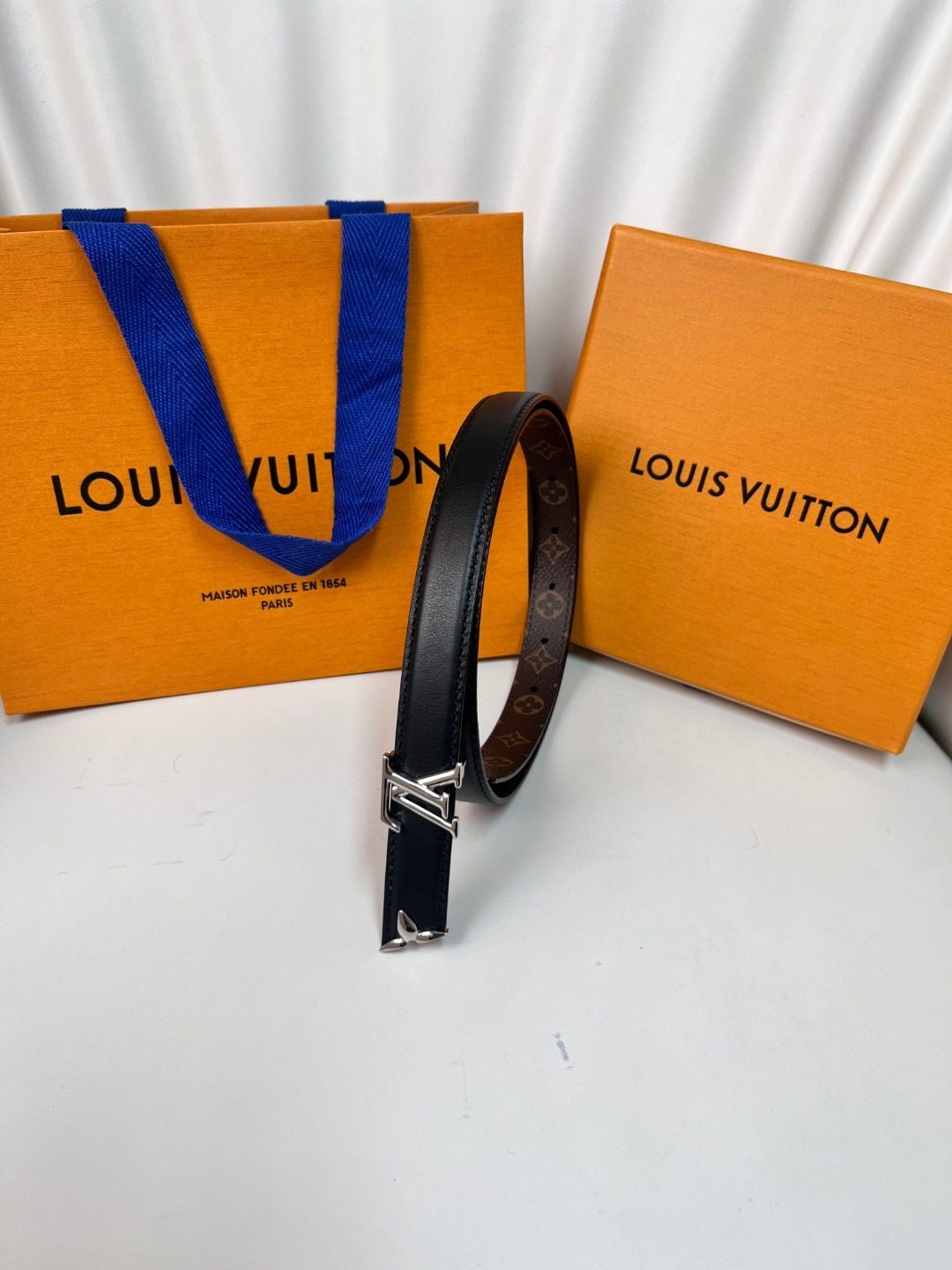 Louis Vuitton Monogram Reversible Leather Belt