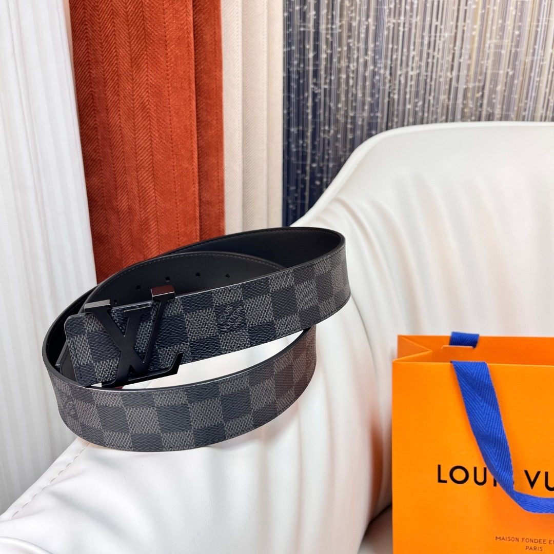 Louis Vuitton Damier Graphite Canvas Belt